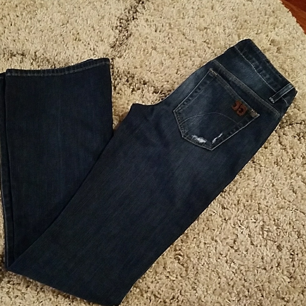 High waisted bootleg joe jeans maggie